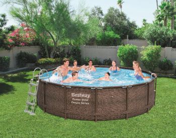 bestway zwembad rotan look 427