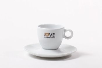 love espresso kop en schotel