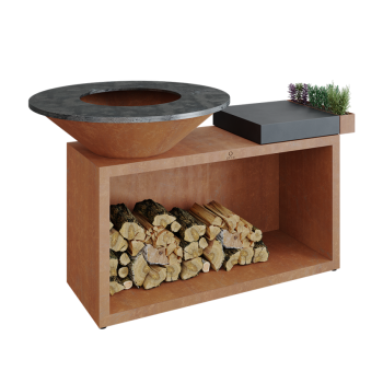 OFYR Island Corten 100 Donker Grijs Keramiek
