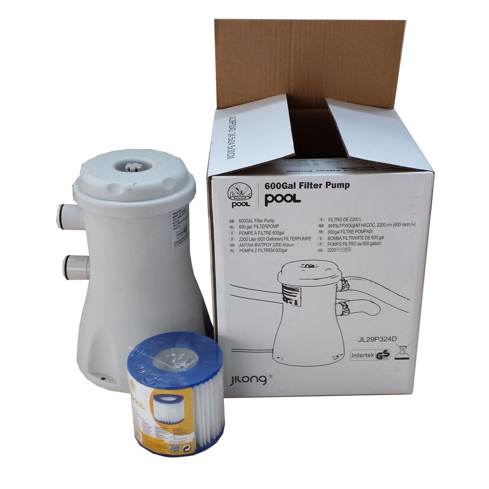 Jilong oude type filterpomp 2,2 m3/u (aansluitingen aan een zijde)