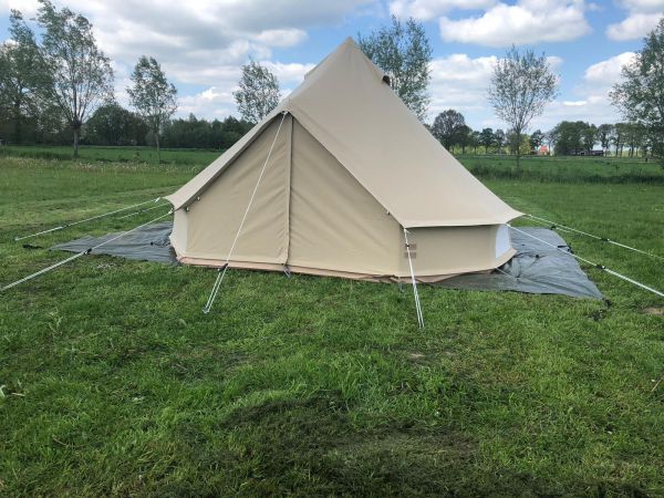 Vooruitgang marge maïs Tipi-tent Kopen? | Schimmelvrije Bell Tent 400 | Binnenbuitenleven.nl