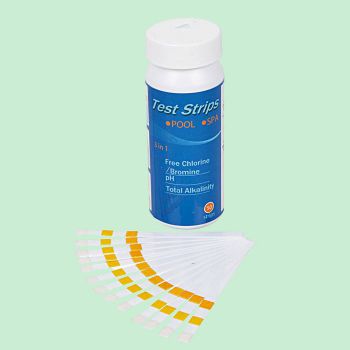 zwembad of spa teststrips 3 in 1
