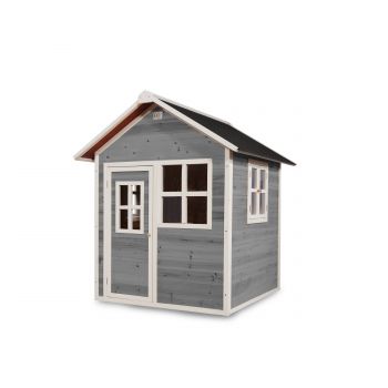 grijs houten speelhuis loft