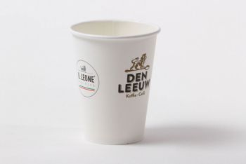 kartonnen koffiebeker 300 cc den leeuw - il leone