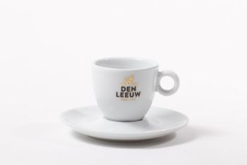 den leeuw espresso kop en schotel