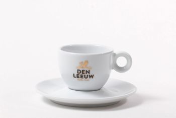 den leeuw koffie kop en schotel