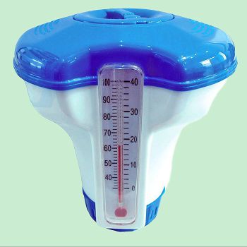 Chloordrijver met thermometer voor 20 gram tabs