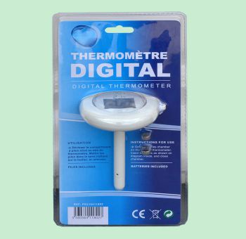 Drijvende digitale thermometer zwembad