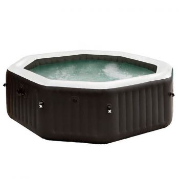 opblaasbare jacuzzi met bubbels en jets 4 personen